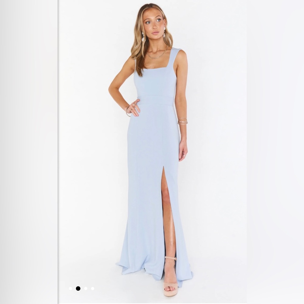Show Me Your Mumu Paris Gown - Steel Blue